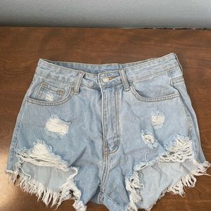 Ripped Shorts Women